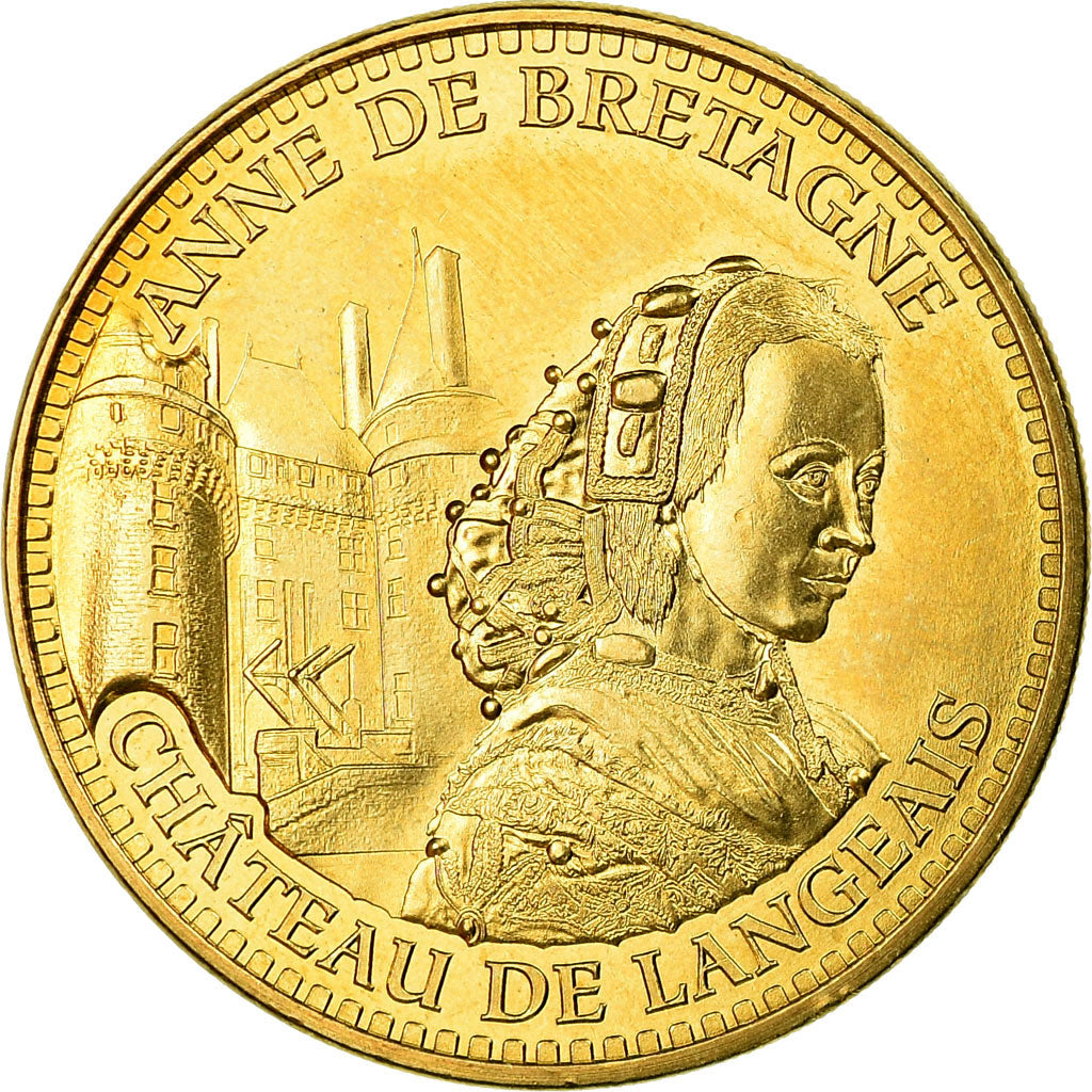 France, Token, Touristic token, Langeais - Château n°3 - Anne de Bretagne