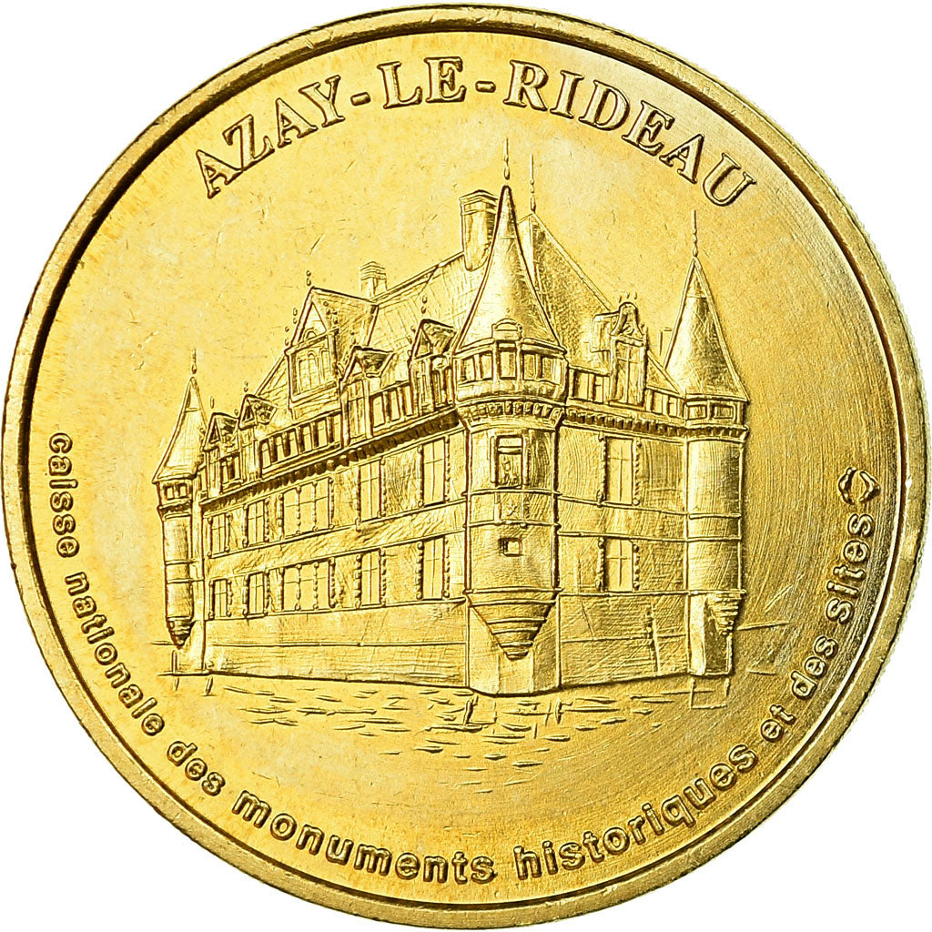 France, Token, Touristic token, Azay-le-Rideau - Château n°1, Arts & Culture