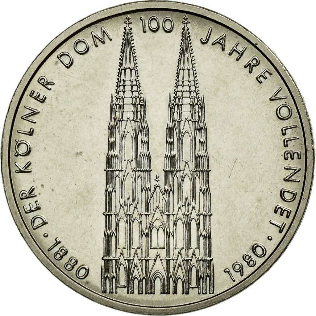 Münze, Bundesrepublik Deutschland, 5 Mark, 1980, Stuttgart, Germany, STGL