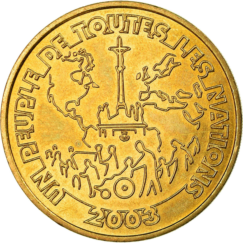 Francia, Token, Jetón turístico, Lourdes - Un peuple de toutes les nations