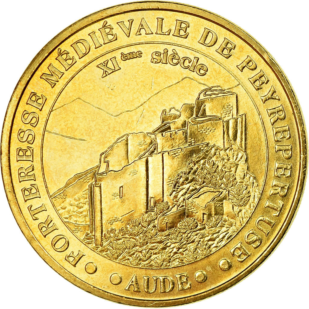 France, Token, Touristic token, 11/ Forteresse de Peyrepertus, Arts & Culture