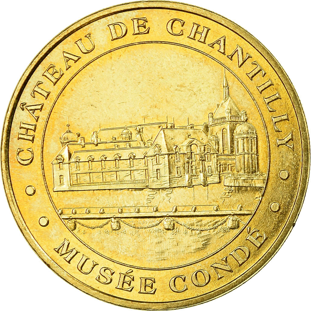 France, Token, Touristic token, Chantilly - Chateau n°1, Arts & Culture, 2008