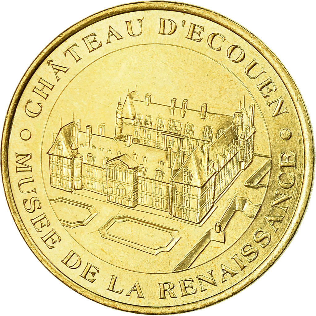 France, Token, Touristic token, Ecouen - Chateau Musée, Arts & Culture, 2001