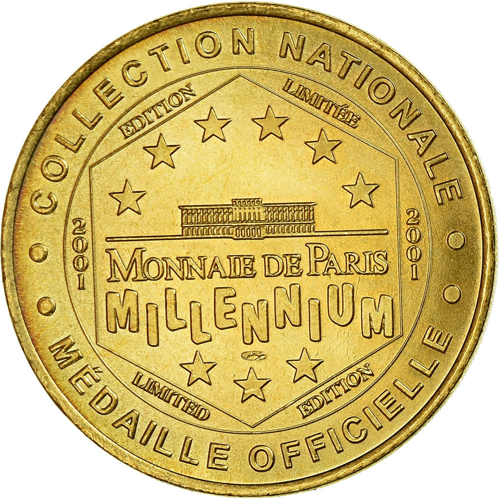 France, Token, Touristic token, Ecouen - Chateau Musée, Arts & Culture, 2001