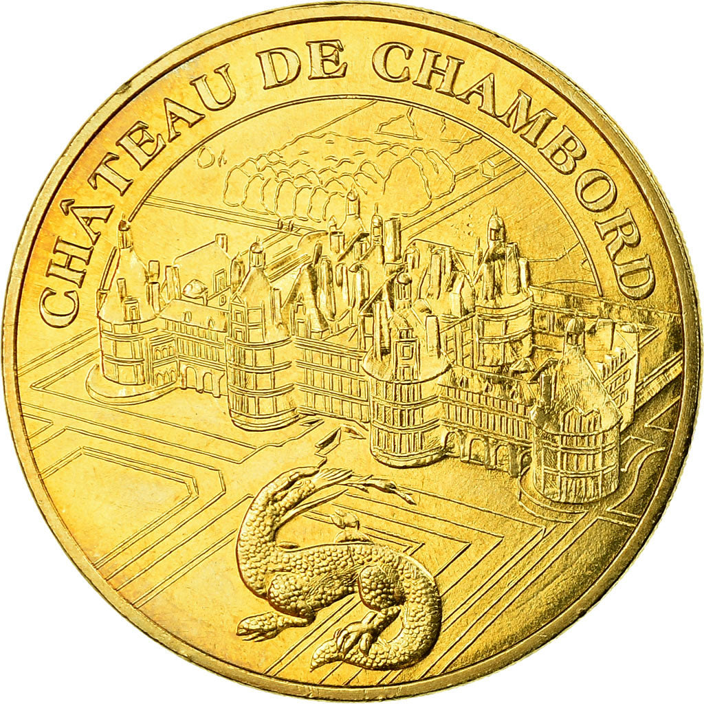 France, Token, Touristic token, 41/ Château de Chambord - Salamandre, Arts &