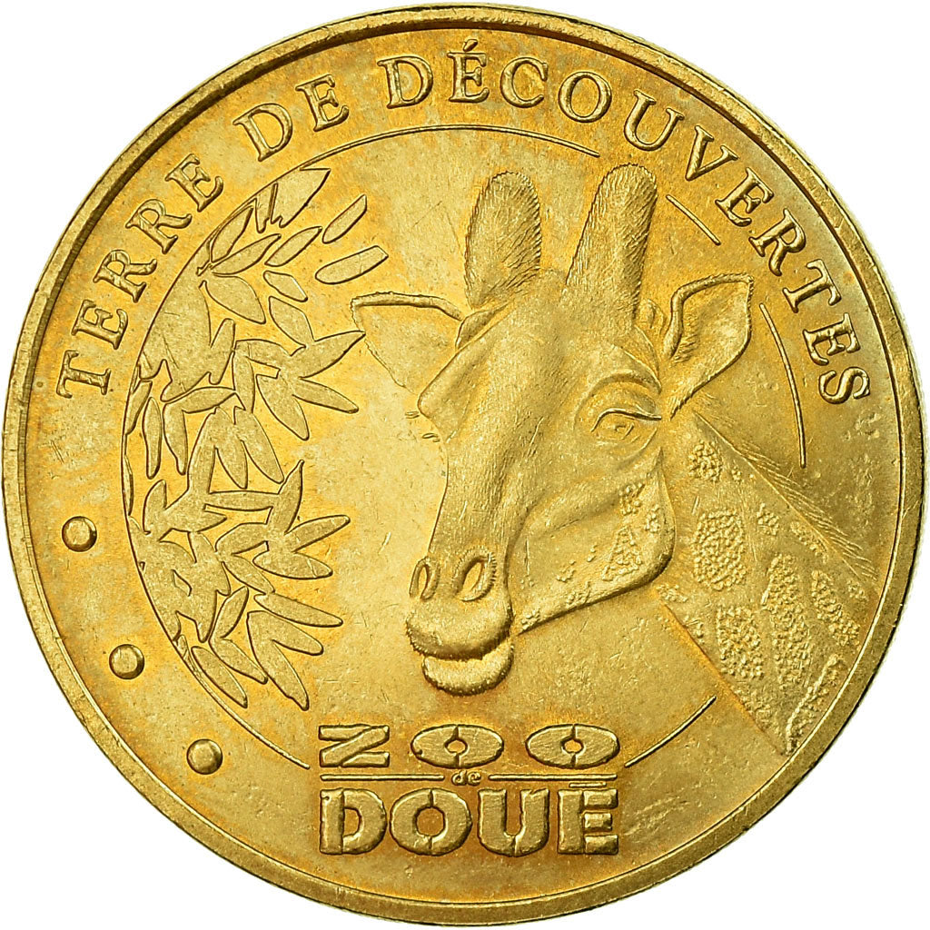 France, Token, Touristic token, Doué - le zoo, Arts & Culture, 2005, Monnaie de