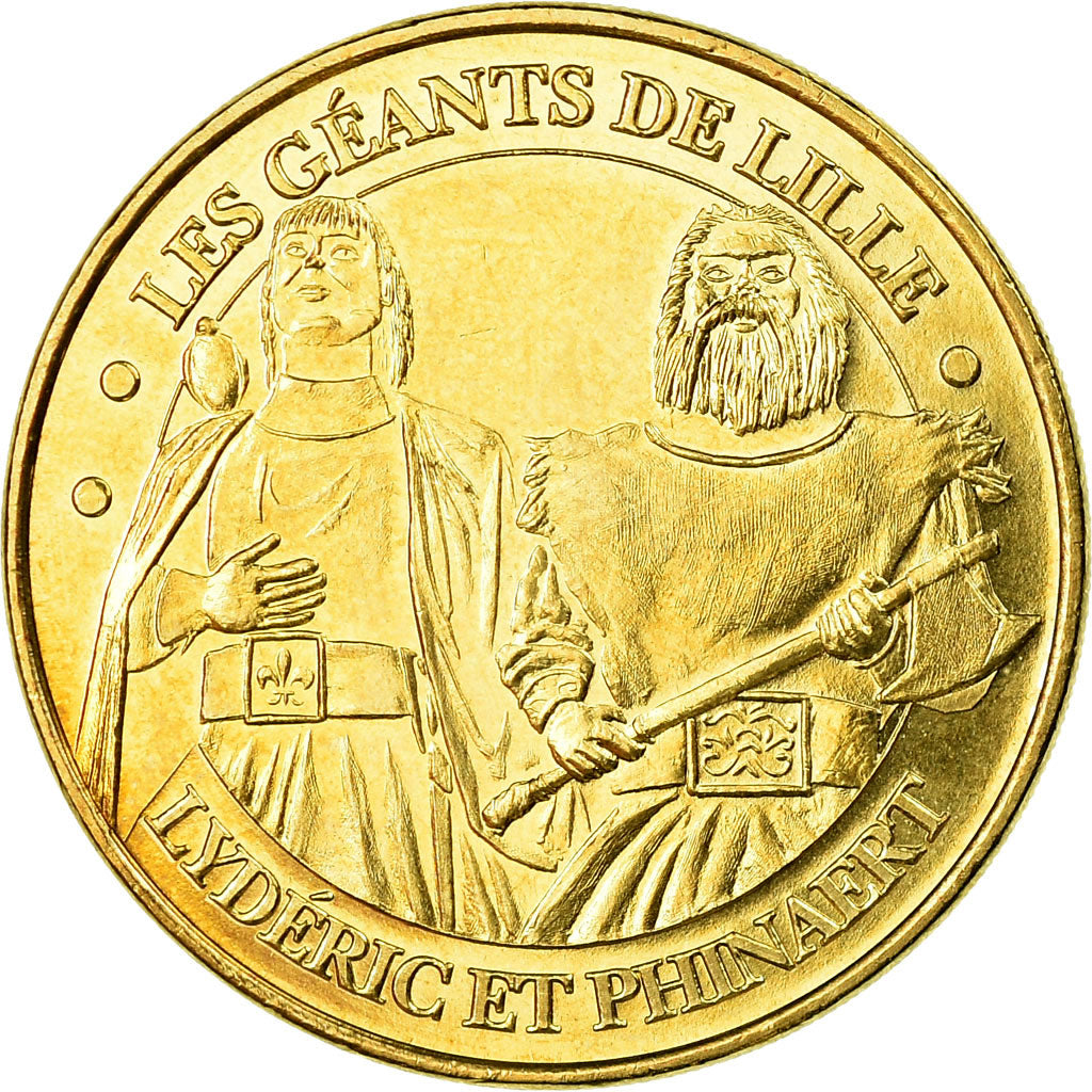 France, Token, Touristic token, Lille - Les Géants, Arts & Culture, 2012