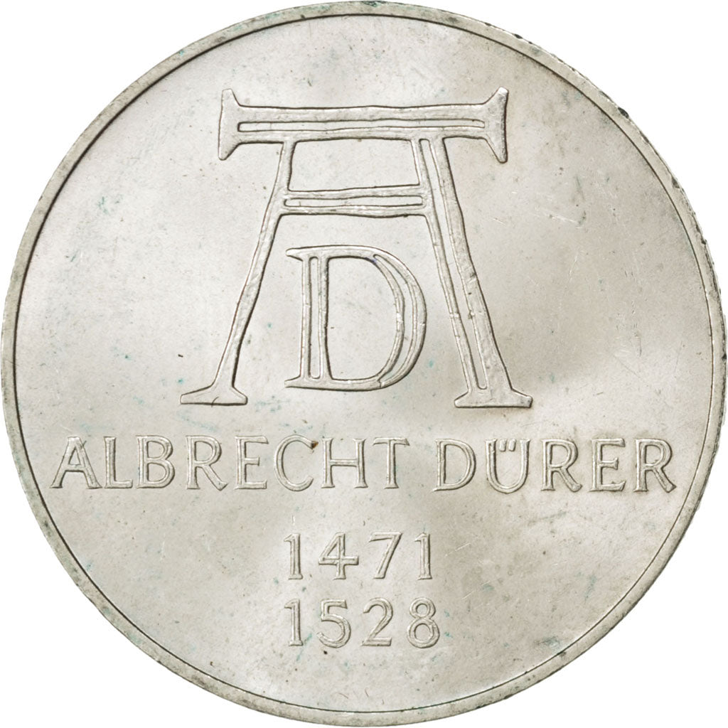 GERMANY - FEDERAL REPUBLIC, 5 Mark, 1971, Munich, KM #129, AU(55-58), Silver,...
