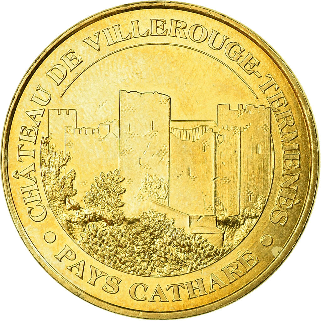 France, Token, Touristic token, 11/ Château de Villerouge-Termenès, Arts &