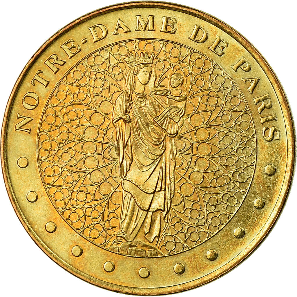 France, Token, Touristic token, Paris - Notre Dame - Vierge à l'enfant, Arts &