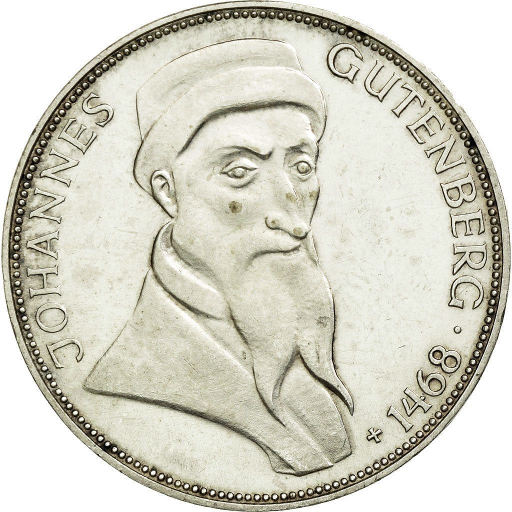 Coin, GERMANY - FEDERAL REPUBLIC, 5 Mark, 1968, Karlsruhe, Germany, MS(65-70)