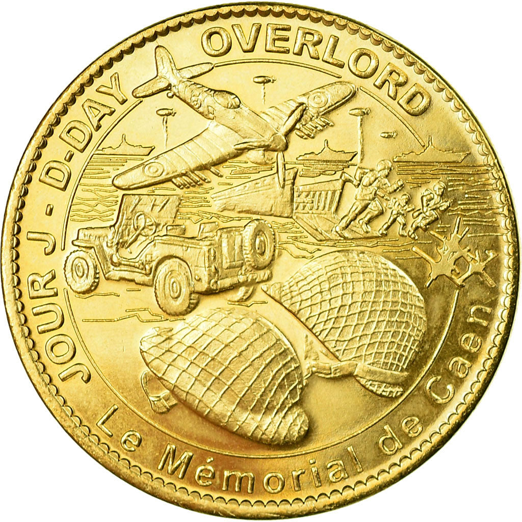 France, Token, Touristic token, Caen - Mémorial n°5, Arts & Culture, 2014