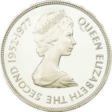 Coin, Gibraltar, Elizabeth II, 25 New Pence, 1977, Proof, MS(65-70), Silver