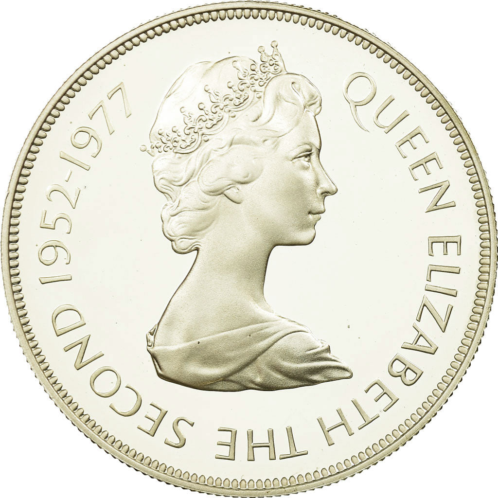 Monnaie, Jersey, Elizabeth II, 25 Pence, 1977, Proof, FDC, Argent, KM:44a
