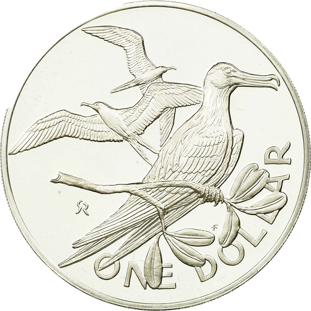 Coin, BRITISH VIRGIN ISLANDS, Elizabeth II, Dollar, 1977, Franklin Mint, U.S.A.