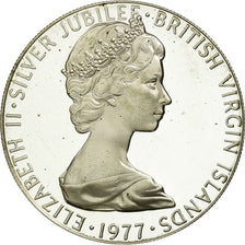 Coin, BRITISH VIRGIN ISLANDS, Elizabeth II, 25 Cents, 1977, Franklin Mint