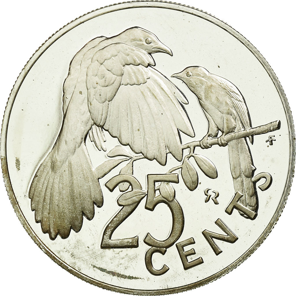 Coin, BRITISH VIRGIN ISLANDS, Elizabeth II, 25 Cents, 1977, Franklin Mint
