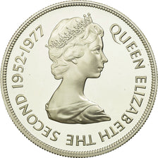 Coin, Tristan Da Cunha, Elizabeth II, 25 Pence, 1977, Franklin Mint, Proof