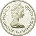Coin, Tristan Da Cunha, Elizabeth II, 25 Pence, 1977, Franklin Mint, Proof