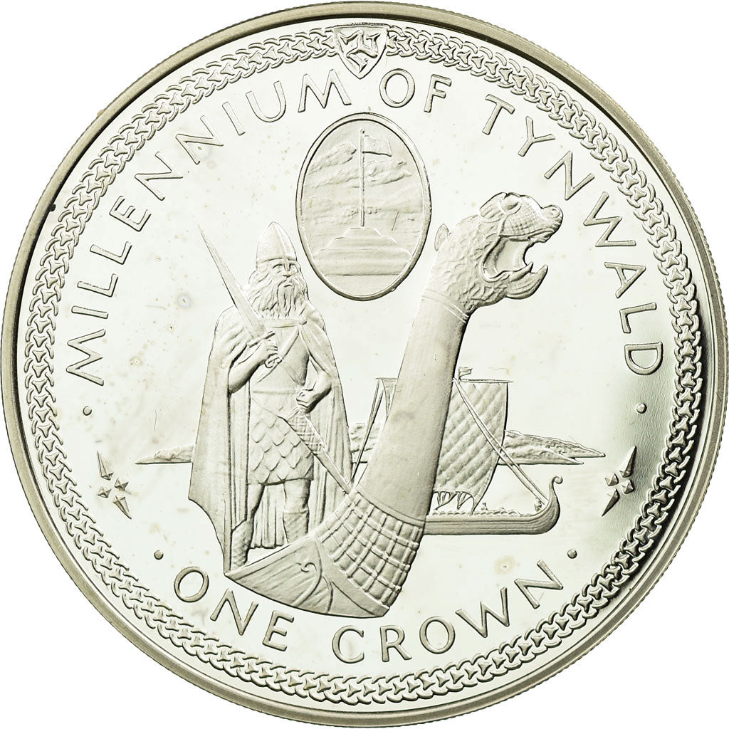 Coin, Isle of Man, Elizabeth II, Crown, 1979, Pobjoy Mint, Proof, MS(63)