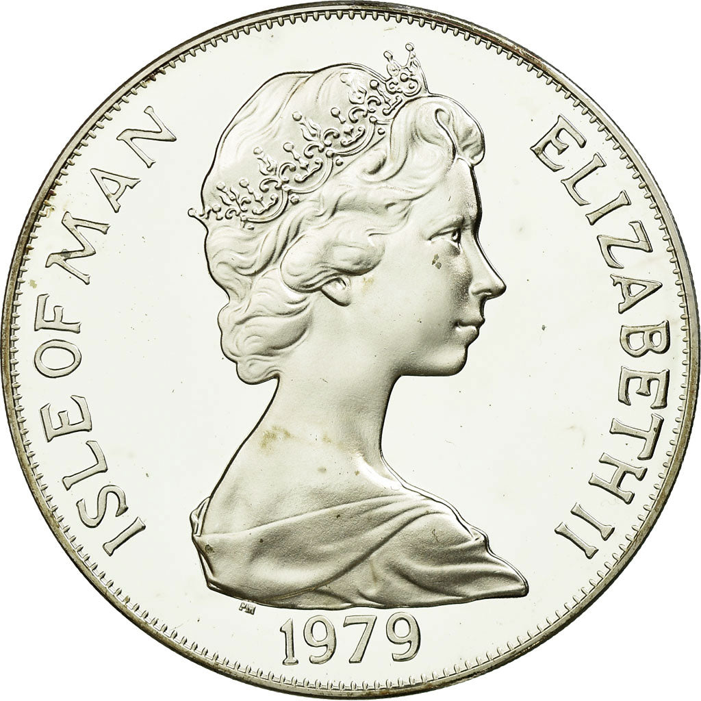 Coin, Isle of Man, Elizabeth II, Crown, 1979, Pobjoy Mint, Proof, MS(65-70)