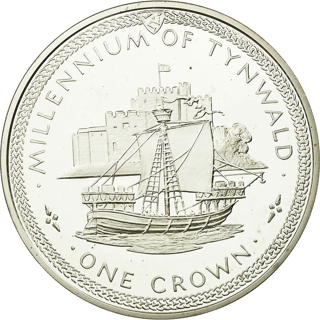 Coin, Isle of Man, Elizabeth II, Crown, 1979, Pobjoy Mint, Proof, MS(65-70)