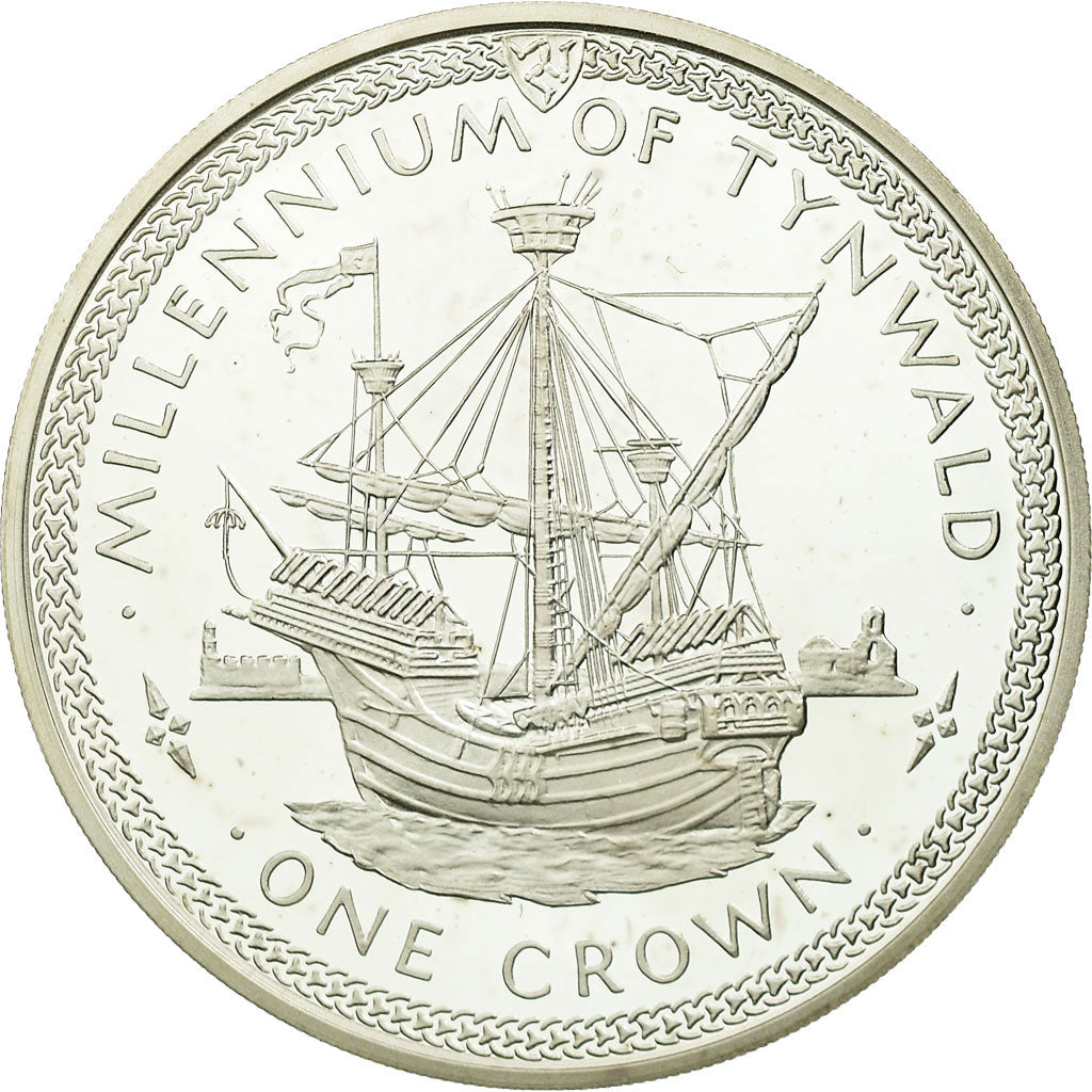 Moneta, Isola di Man, Elizabeth II, Crown, 1979, Pobjoy Mint, Proof, FDC