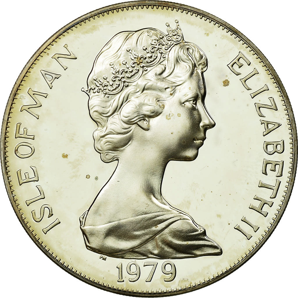 Coin, Isle of Man, Elizabeth II, Crown, 1979, Pobjoy Mint, Proof, MS(65-70)