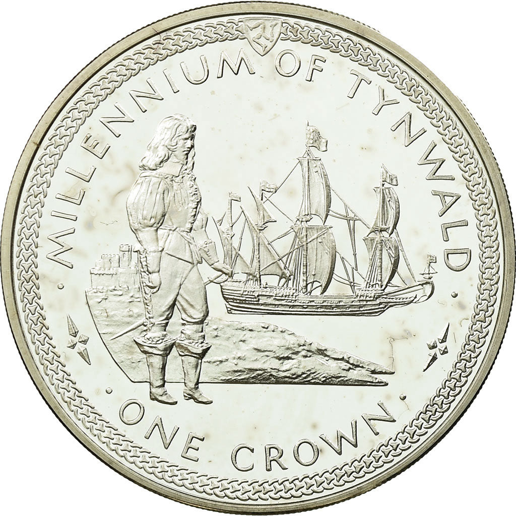 Coin, Isle of Man, Elizabeth II, Crown, 1979, Pobjoy Mint, Proof, MS(65-70)