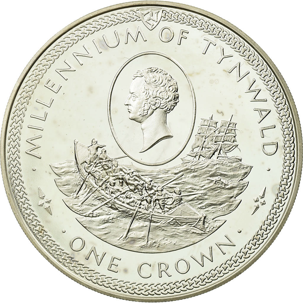 Monnaie, Isle of Man, Elizabeth II, Crown, 1979, Pobjoy Mint, Proof, FDC