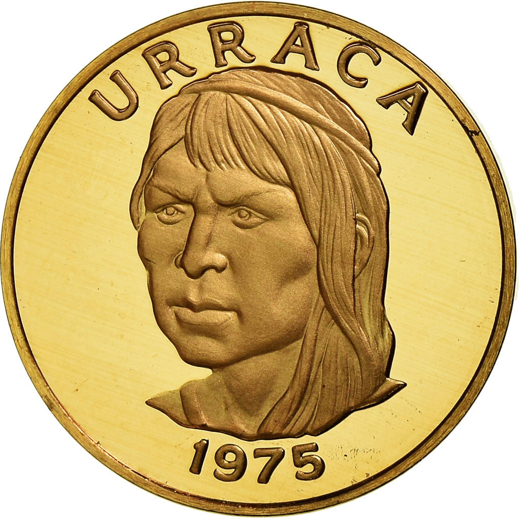 Coin, Panama, Centesimo, 1975, Franklin Mint, MS(65-70), Copper Plated Zinc