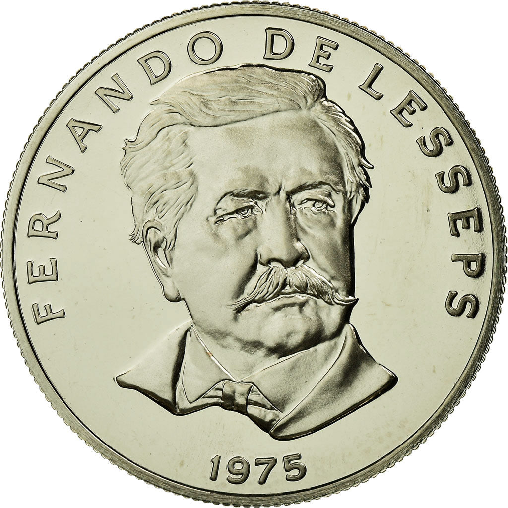 Coin, Panama, 50 Centesimos, 1975, U.S. Mint, Proof, MS(65-70), Copper-Nickel