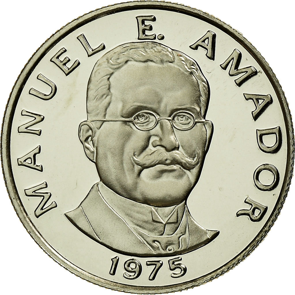 Münze, Panama, 10 Centesimos, 1975, Franklin Mint, Proof, STGL, Copper-Nickel