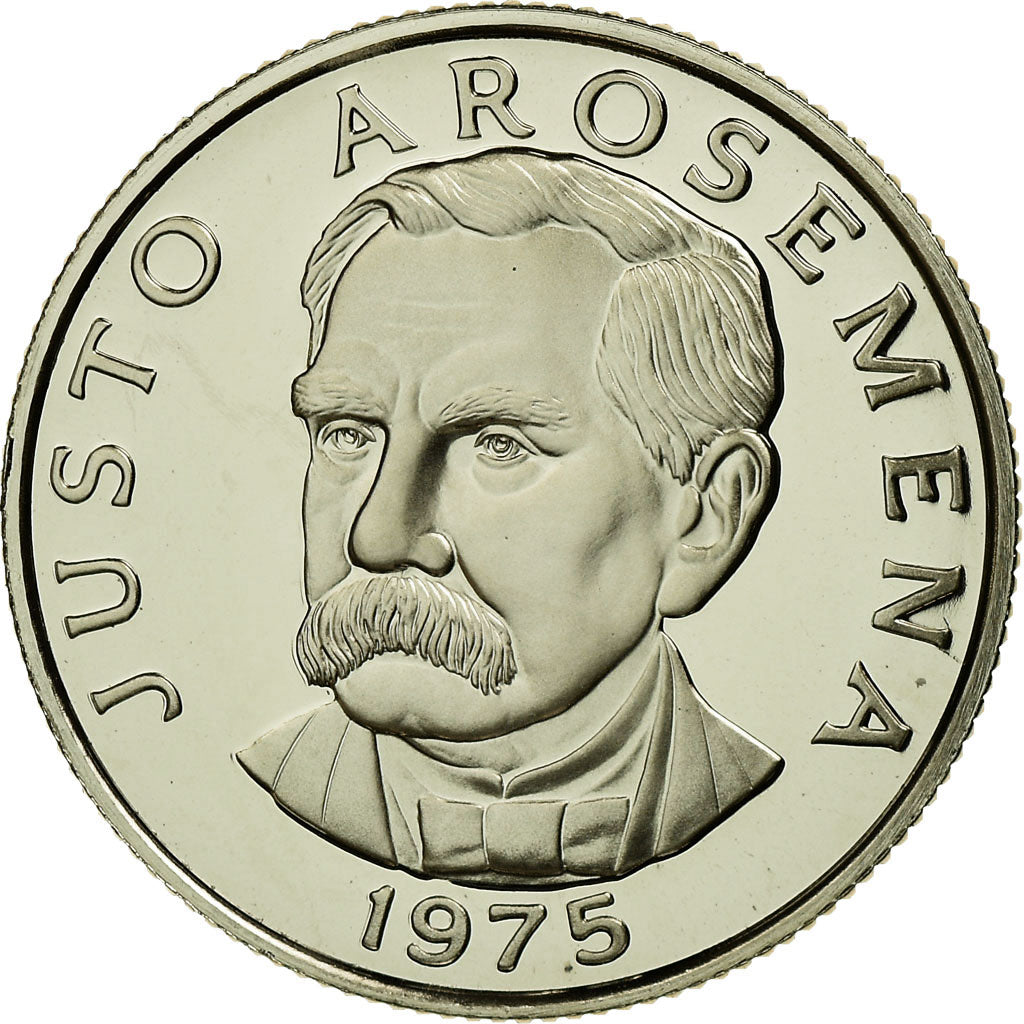 Münze, Panama, 25 Centesimos, 1975, Franklin Mint, Proof, STGL, Copper-Nickel