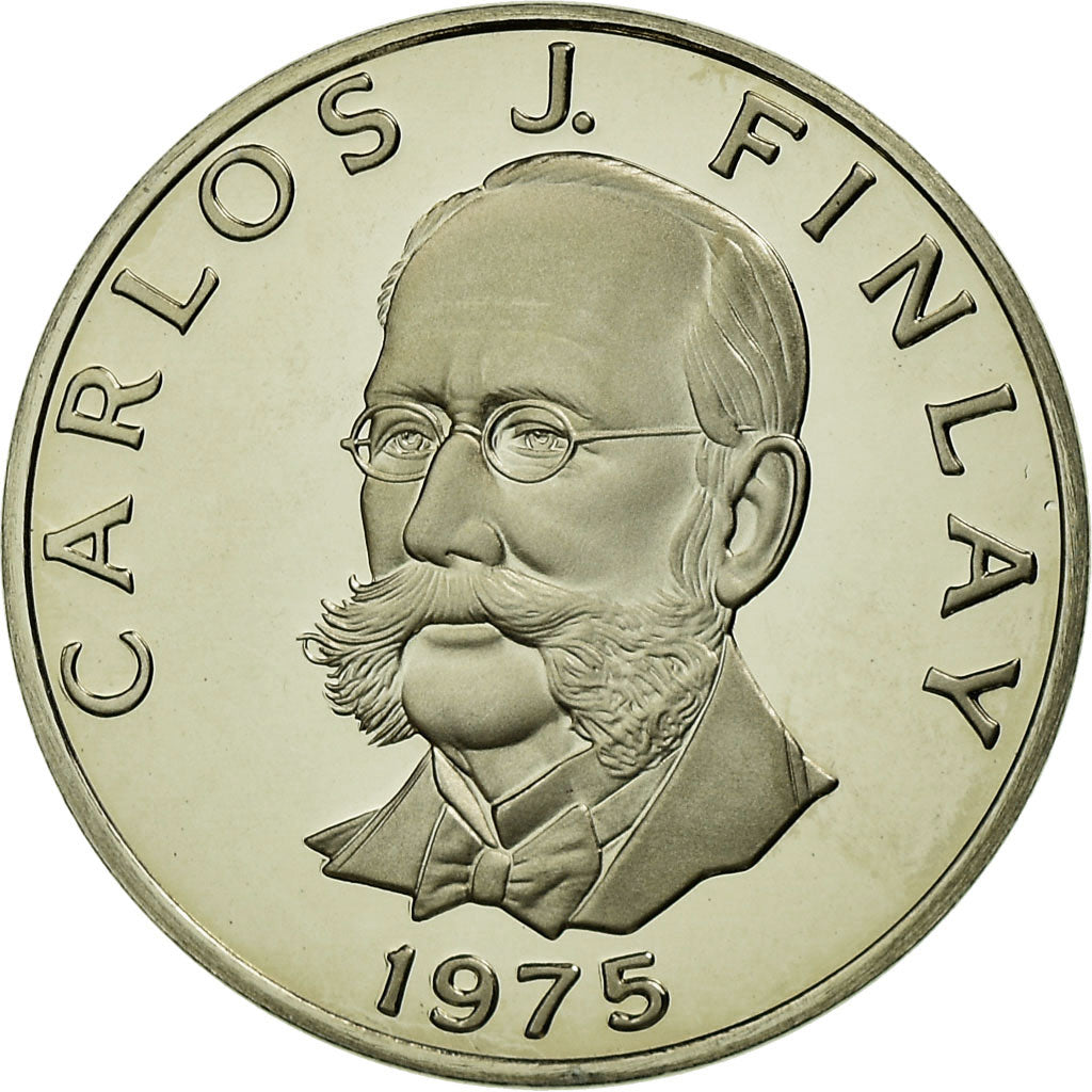 Coin, Panama, 5 Centesimos, 1975, U.S. Mint, Proof, MS(65-70), Copper-Nickel