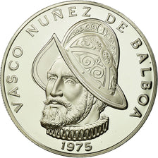 Coin, Panama, Balboa, 1975, U.S. Mint, Proof, MS(65-70), Silver, KM:39.1a