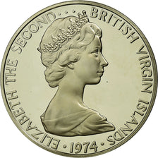 Coin, BRITISH VIRGIN ISLANDS, Elizabeth II, 50 Cents, 1974, Franklin Mint