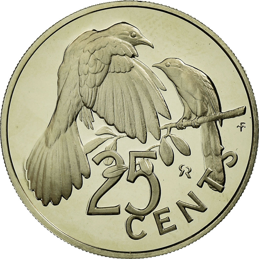 Coin, BRITISH VIRGIN ISLANDS, Elizabeth II, 25 Cents, 1974, Franklin Mint