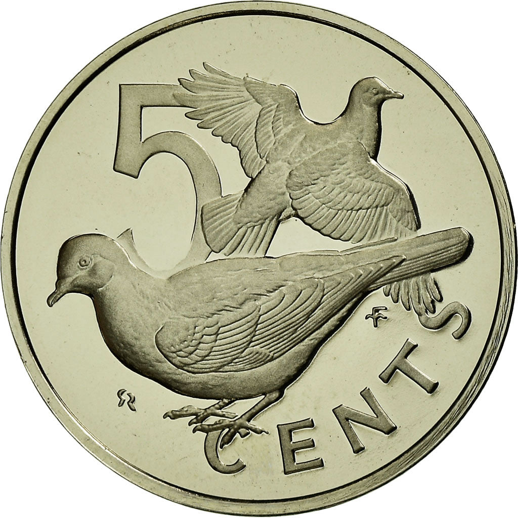 Coin, BRITISH VIRGIN ISLANDS, Elizabeth II, 5 Cents, 1974, Franklin Mint