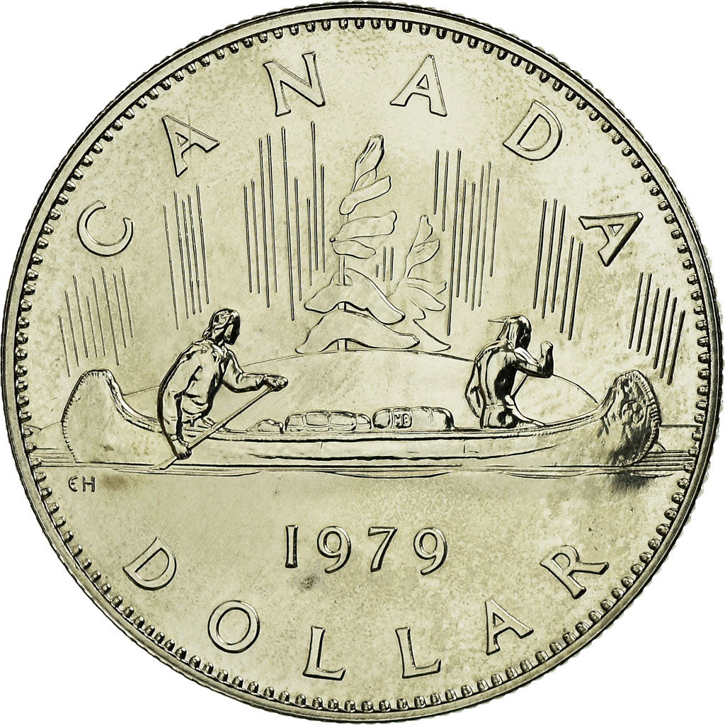 Coin, Canada, Elizabeth II, Dollar, 1979, Royal Canadian Mint, Ottawa