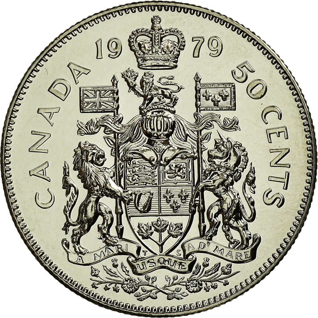 Monnaie, Canada, Elizabeth II, 50 Cents, 1979, Royal Canadian Mint, Ottawa, FDC