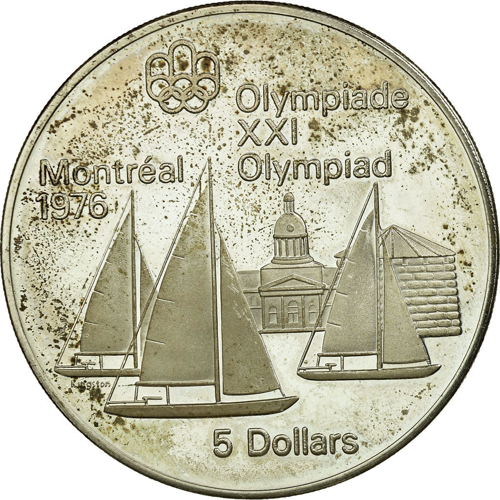 Coin, Canada, Elizabeth II, 5 Dollars, 1973, Royal Canadian Mint, Ottawa, Proof