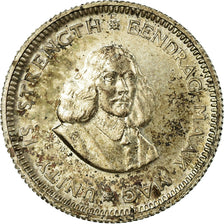 Coin, South Africa, 5 Cents, 1964, EF(40-45), Silver, KM:59