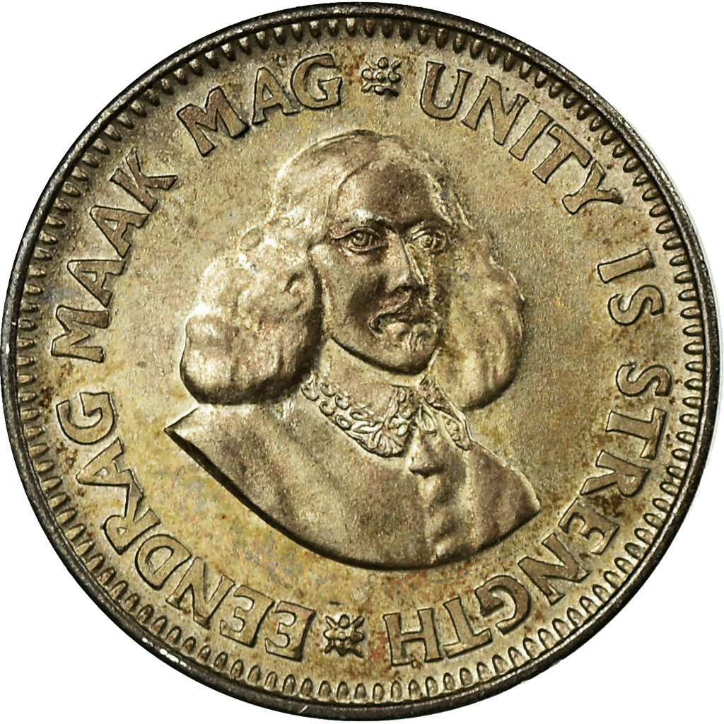 Coin, South Africa, 2-1/2 Cents, 1964, EF(40-45), Silver, KM:58