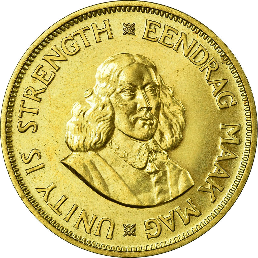 Coin, South Africa, Cent, 1964, AU(55-58), Brass, KM:57