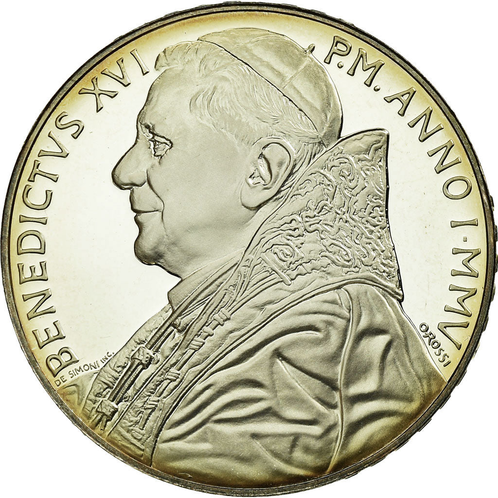 Vatican, 5 Euro, 2005, Proof, MS(65-70), Silver, KM:383