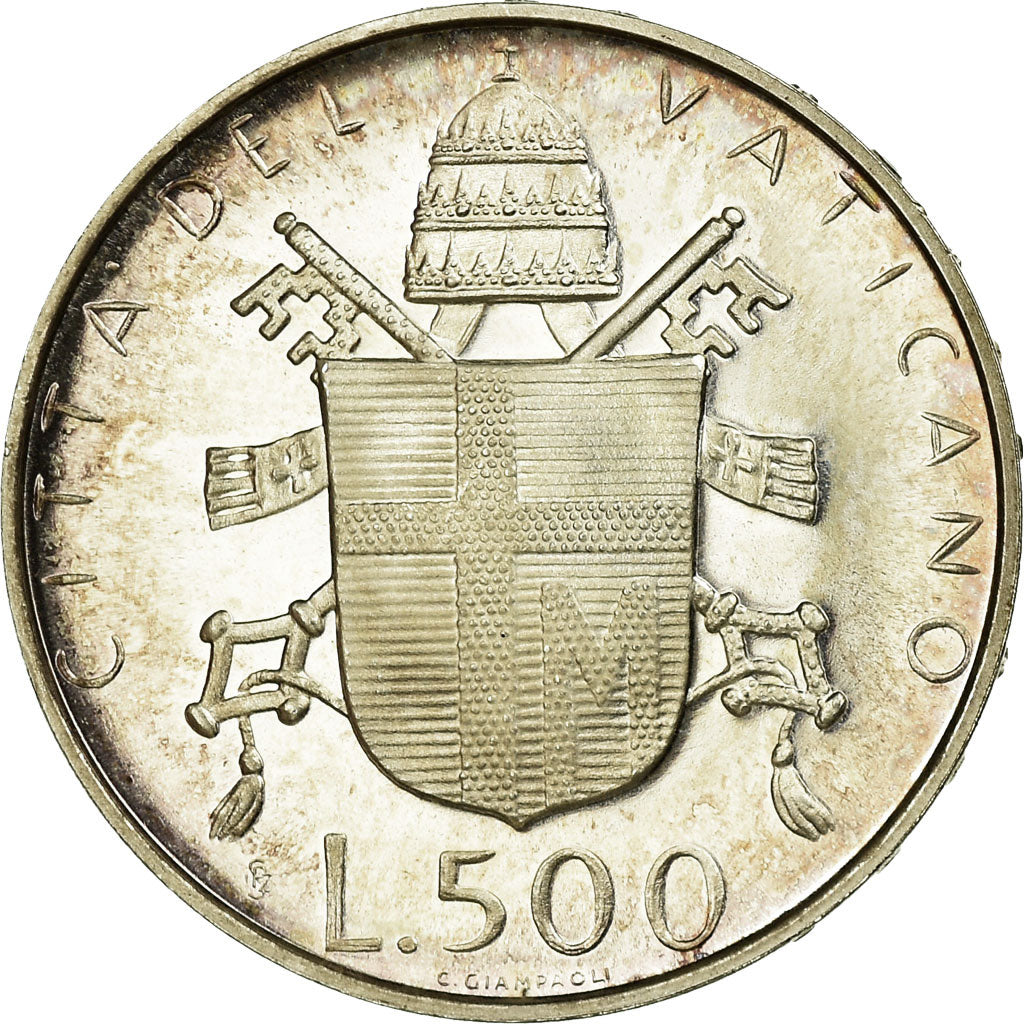 Coin, VATICAN CITY, John Paul II, 500 Lire, 1979, Roma, Proof, MS(60-62)