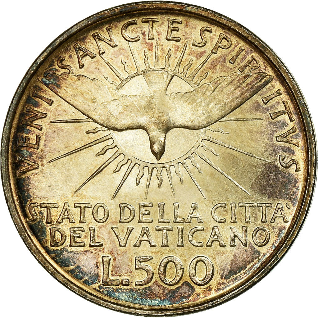 Moneda, CIUDAD DEL VATICANO, Sede Vacante, 500 Lire, 1958, Roma, EBC, Plata