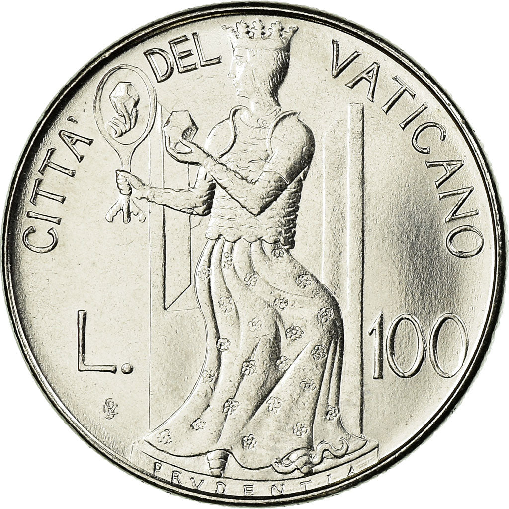 Moneta, CITTÀ DEL VATICANO, John Paul II, 100 Lire, 1979, Roma, SPL, Acciaio