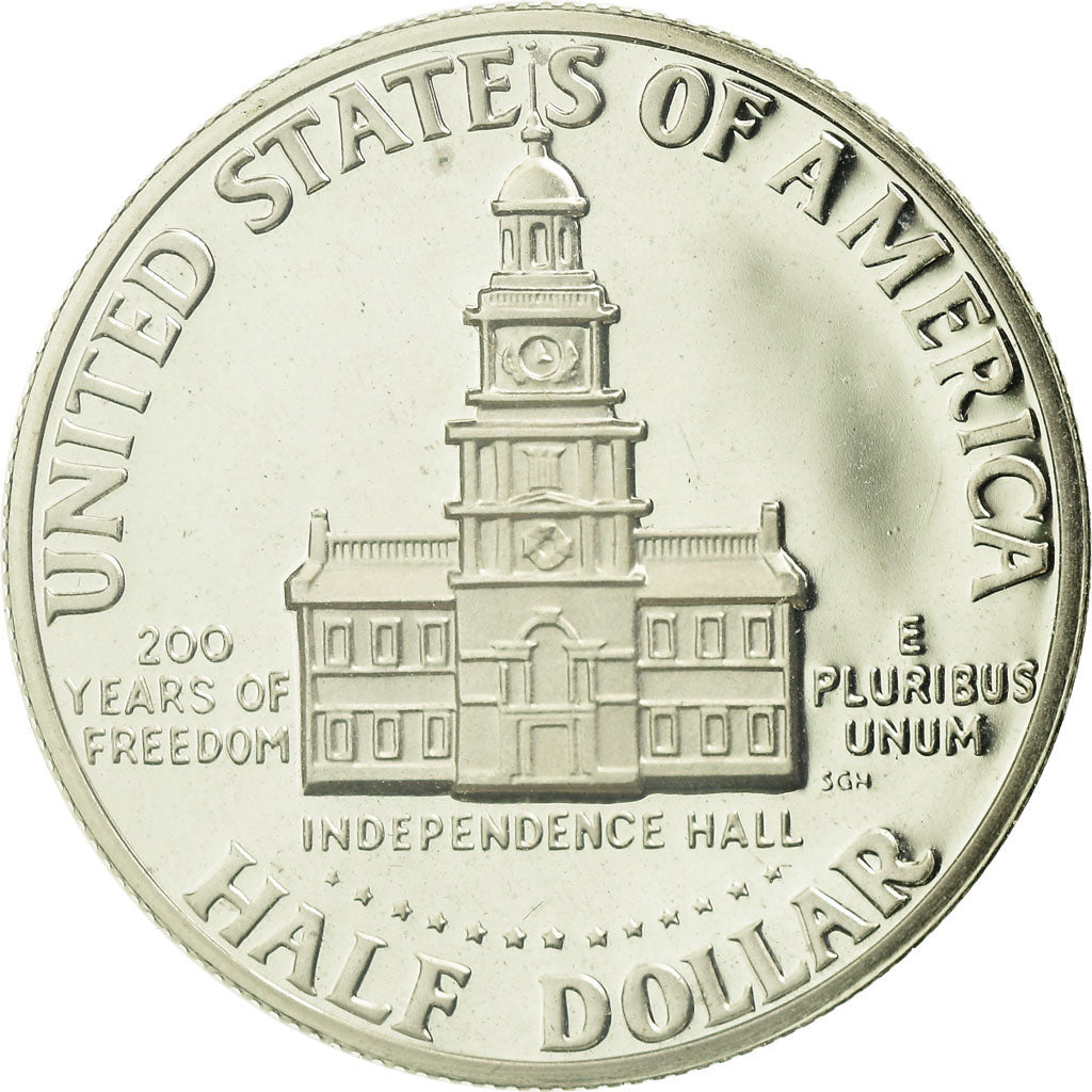 Coin, United States, Kennedy Half Dollar, Half Dollar, 1976, U.S. Mint, San